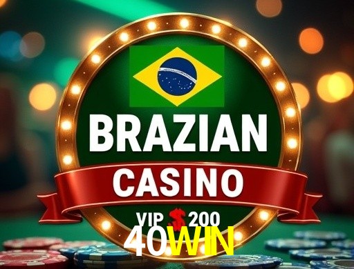 40WIN Logo - Bônus de Cadastro
